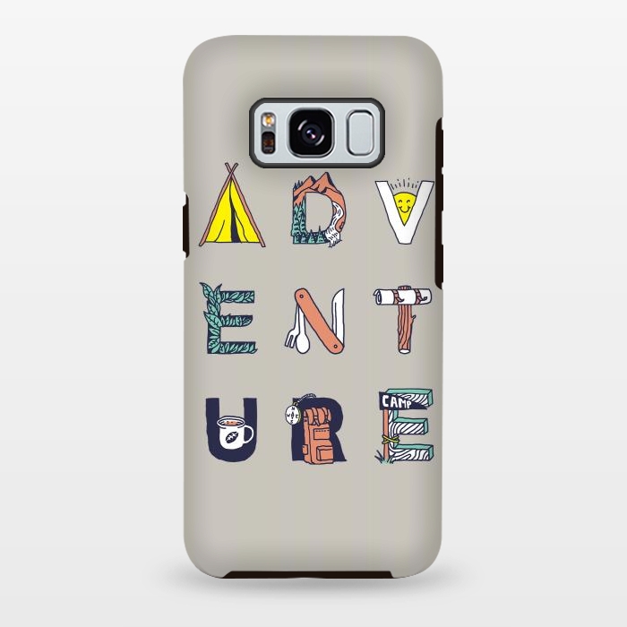 Galaxy S8 plus StrongFit Adventure Typography by Afif Quilimo