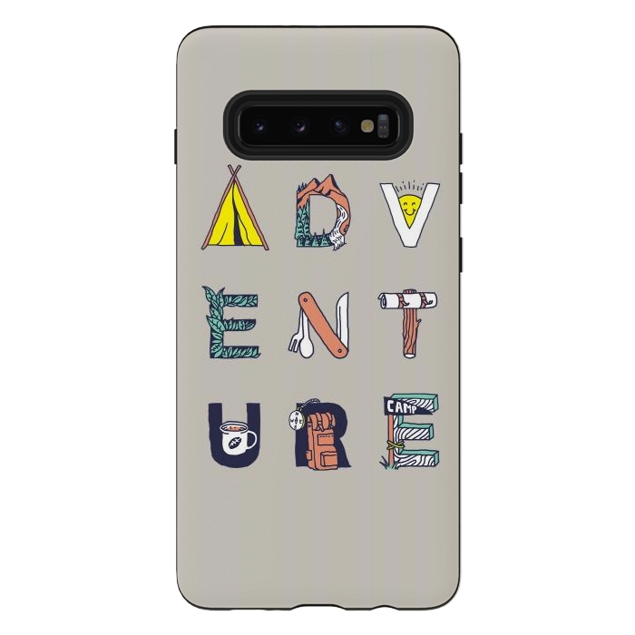 Galaxy S10 plus StrongFit Adventure Typography by Afif Quilimo