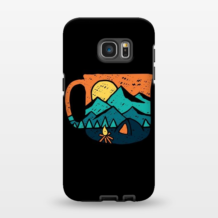 Galaxy S7 EDGE StrongFit Coffee and Adventure by Afif Quilimo
