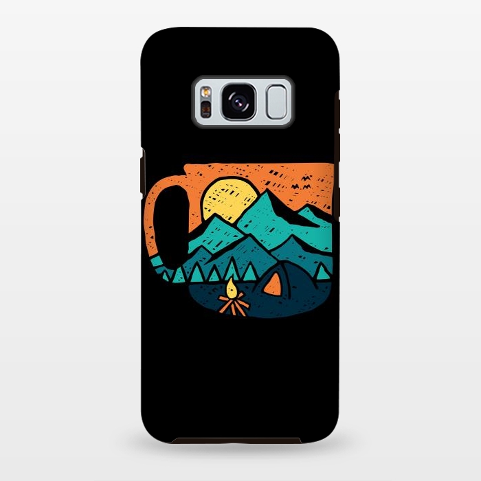 Galaxy S8 plus StrongFit Coffee and Adventure by Afif Quilimo