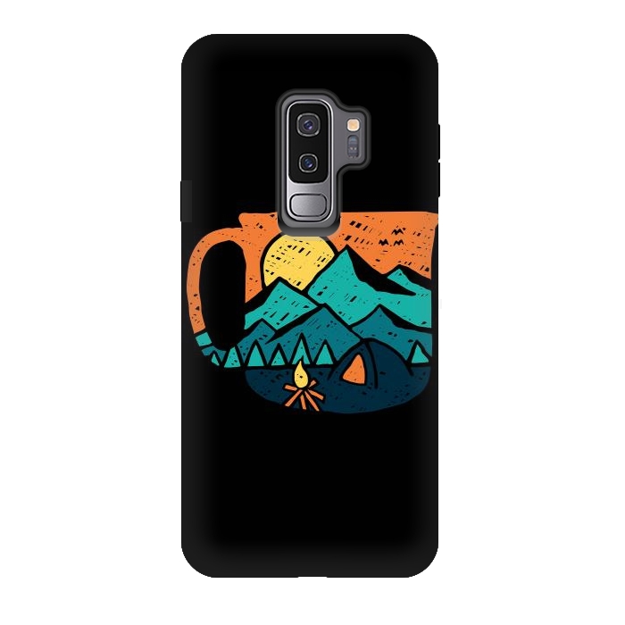Galaxy S9 plus StrongFit Coffee and Adventure by Afif Quilimo