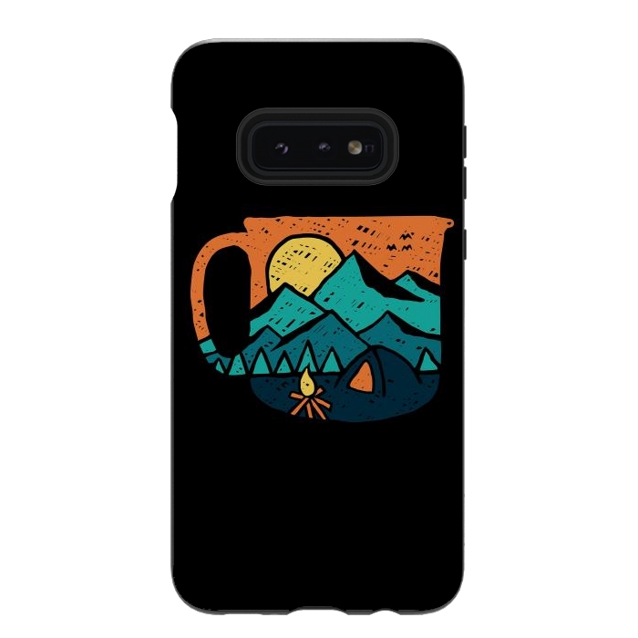 Galaxy S10e StrongFit Coffee and Adventure by Afif Quilimo
