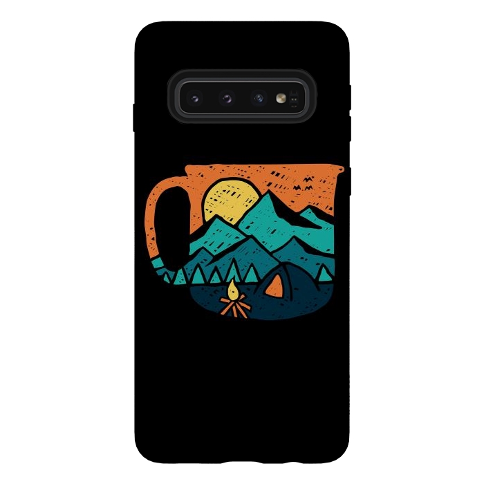 Galaxy S10 StrongFit Coffee and Adventure by Afif Quilimo