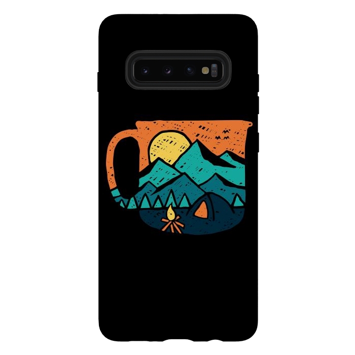 Galaxy S10 plus StrongFit Coffee and Adventure by Afif Quilimo