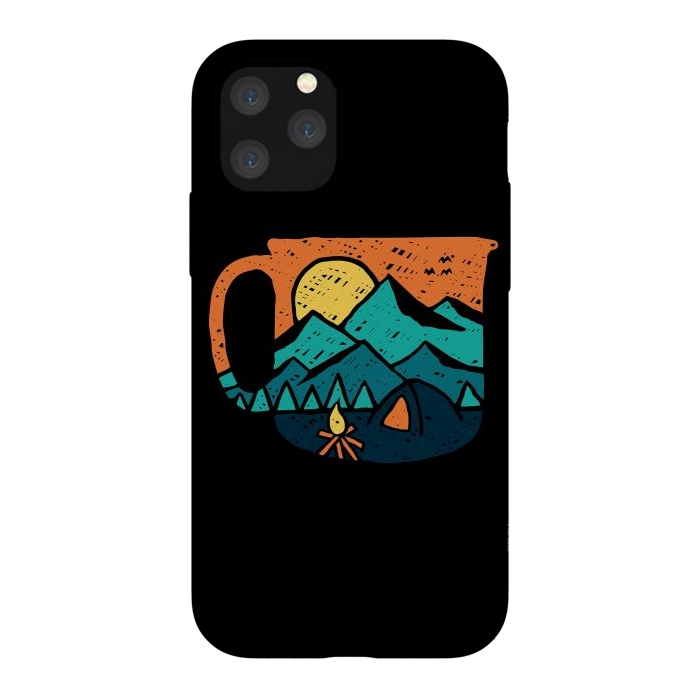 iPhone 11 Pro StrongFit Coffee and Adventure by Afif Quilimo