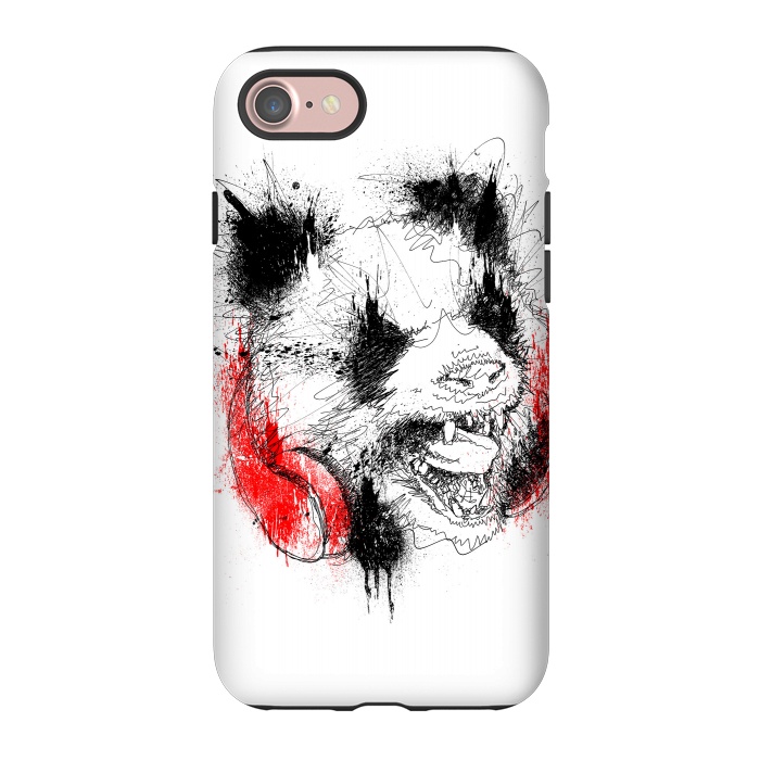 iPhone 7 StrongFit Panda Roar Scratch  by Afif Quilimo