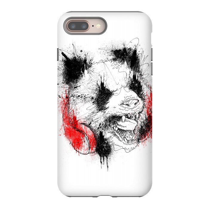 iPhone 7 plus StrongFit Panda Roar Scratch  by Afif Quilimo