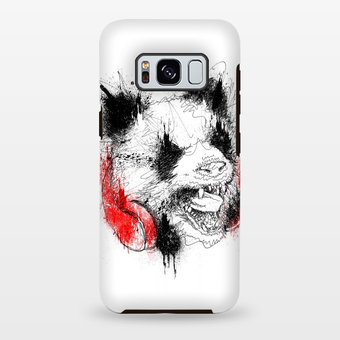 Galaxy S8 plus StrongFit Panda Roar Scratch  by Afif Quilimo