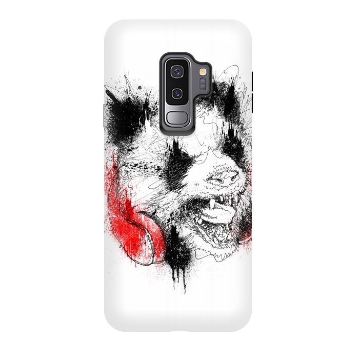 Galaxy S9 plus StrongFit Panda Roar Scratch  by Afif Quilimo