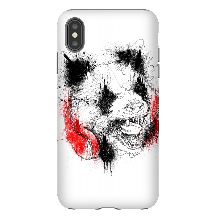 iPhone Xs Max StrongFit Panda Roar Scratch  by Afif Quilimo