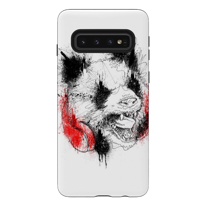 Galaxy S10 StrongFit Panda Roar Scratch  by Afif Quilimo