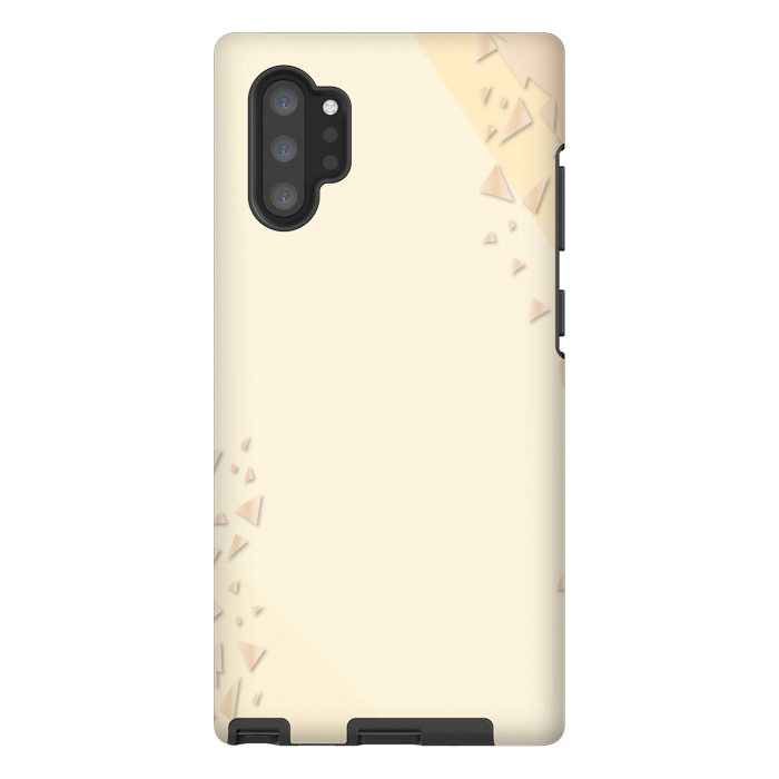 Galaxy Note 10 plus StrongFit offwhite crystal pattern by MALLIKA