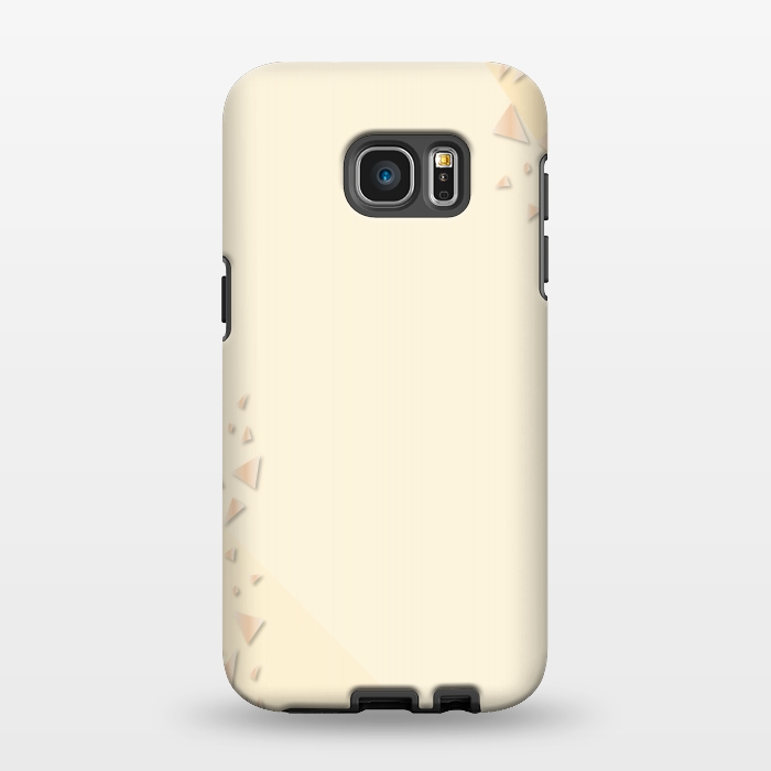 Galaxy S7 EDGE StrongFit offwhite crystal pattern by MALLIKA