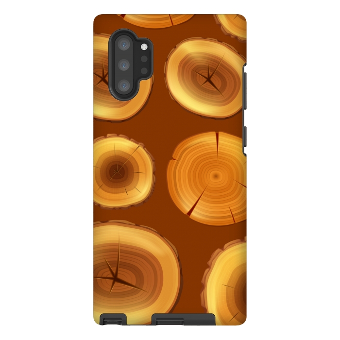 Galaxy Note 10 plus StrongFit wooden trunk pattern by MALLIKA