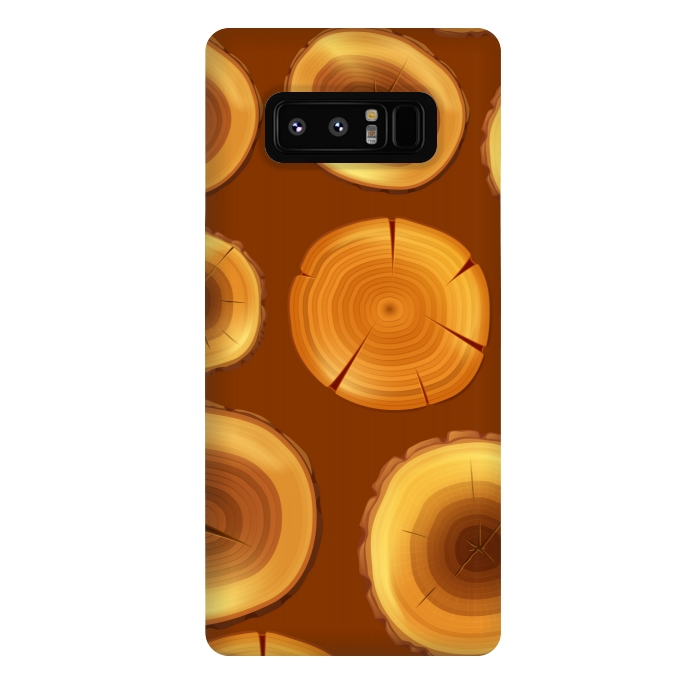 Galaxy Note 8 StrongFit wooden trunk pattern by MALLIKA