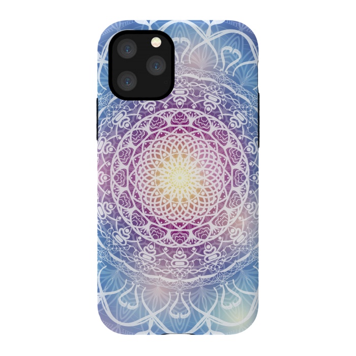 iPhone 11 Pro Max StrongFit Abstract Mandala Design by ArtsCase