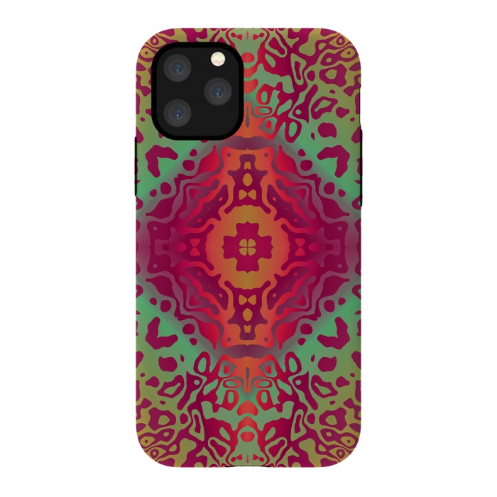 iPhone 11 Pro Max StrongFit Colorful Mandalas by ArtsCase