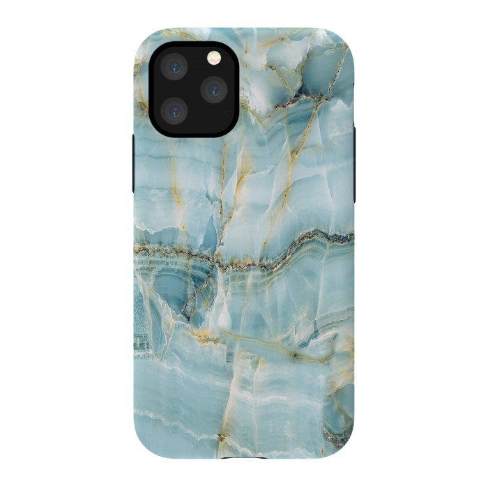 iPhone 11 Pro Max StrongFit Marble Gold Grunge I by ArtsCase