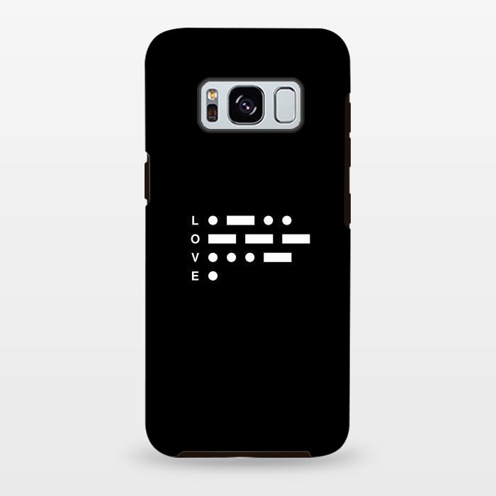 Galaxy S8 plus StrongFit LOVE (MORSE CODE) by Arif Rahman