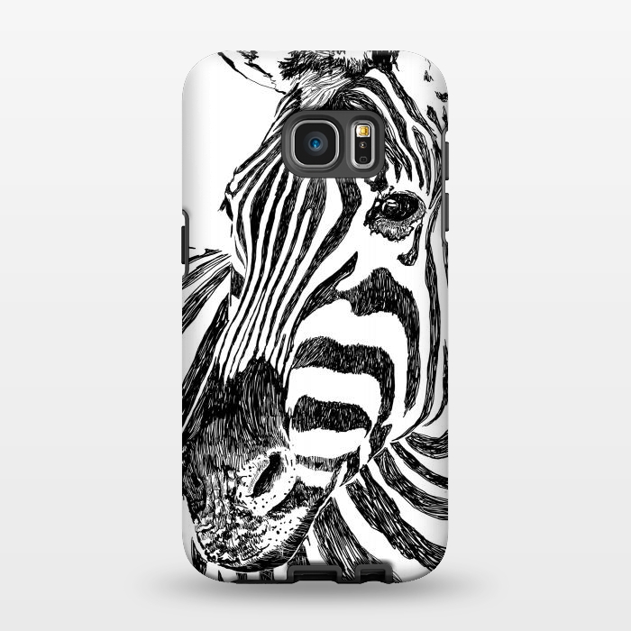 Galaxy S7 EDGE StrongFit Zebra by Uma Prabhakar Gokhale