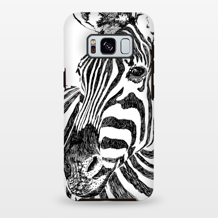 Galaxy S8 plus StrongFit Zebra by Uma Prabhakar Gokhale