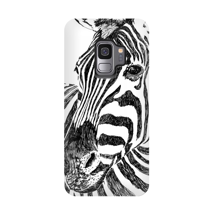 Galaxy S9 StrongFit Zebra by Uma Prabhakar Gokhale