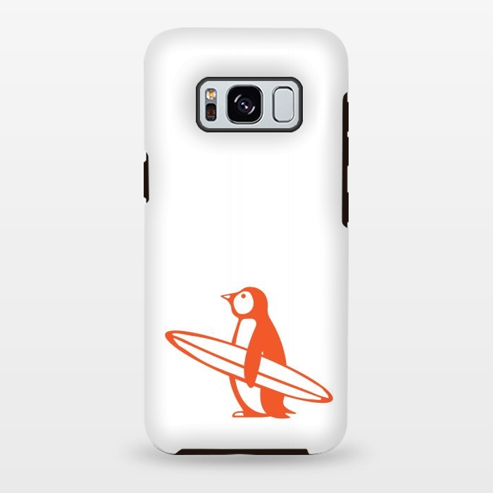 Galaxy S8 plus StrongFit SURF PENGUIN by Arif Rahman