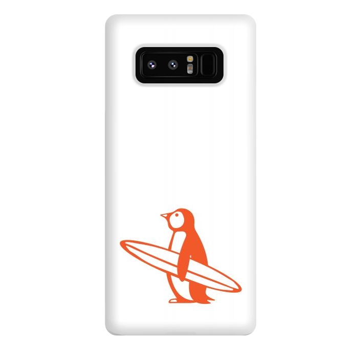 Galaxy Note 8 StrongFit SURF PENGUIN by Arif Rahman