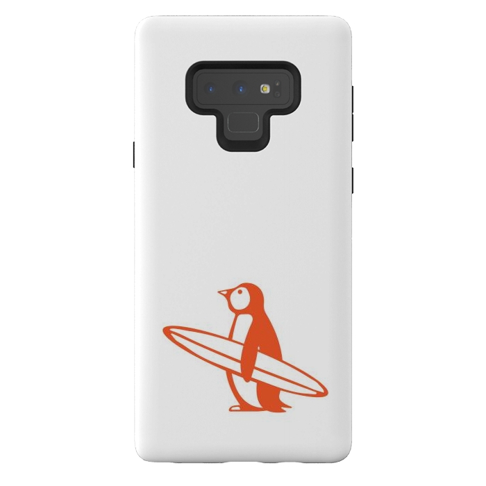 Galaxy Note 9 StrongFit SURF PENGUIN by Arif Rahman
