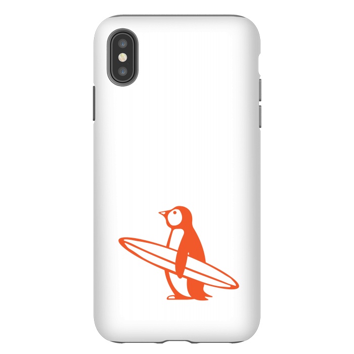 iPhone Xs Max StrongFit SURF PENGUIN by Arif Rahman