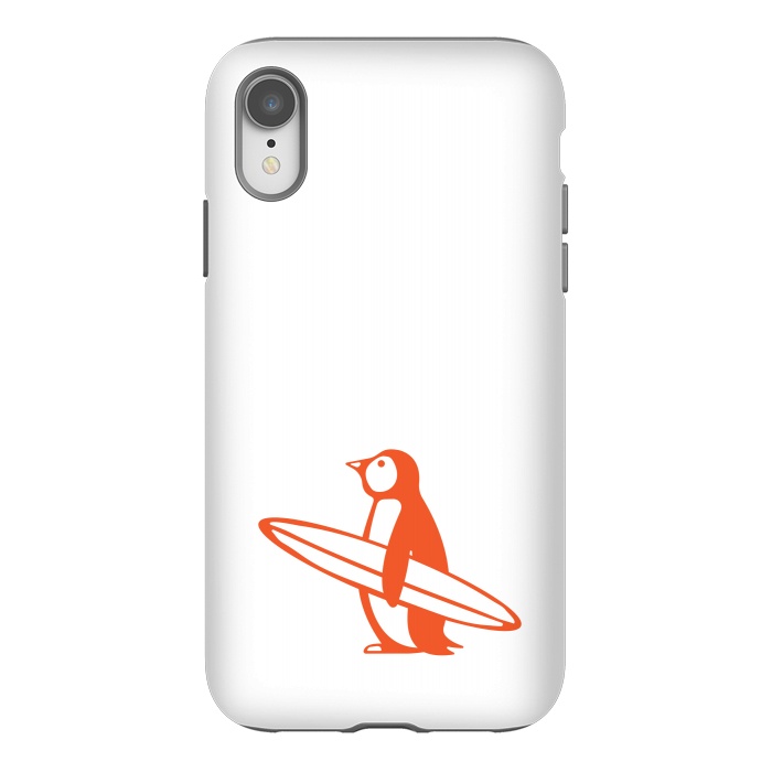 iPhone Xr StrongFit SURF PENGUIN by Arif Rahman