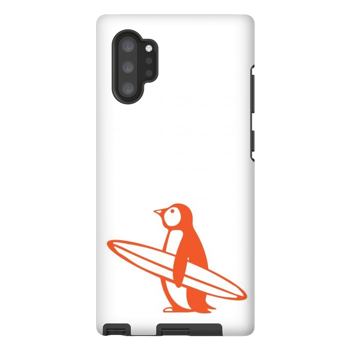Galaxy Note 10 plus StrongFit SURF PENGUIN by Arif Rahman