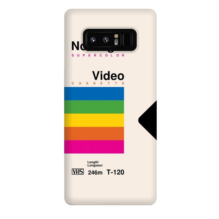 Galaxy Note 8 StrongFit VHS CASSETTE BOX I by Arif Rahman