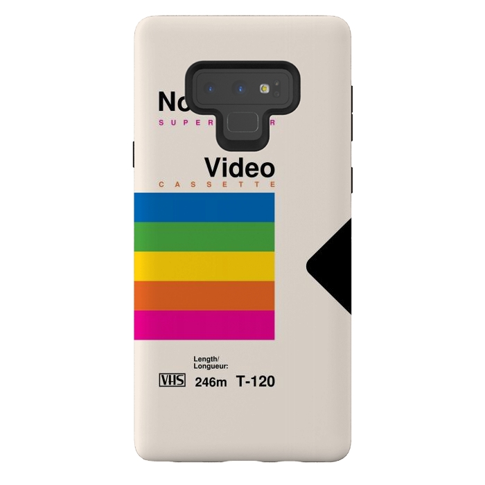 Galaxy Note 9 StrongFit VHS CASSETTE BOX I by Arif Rahman