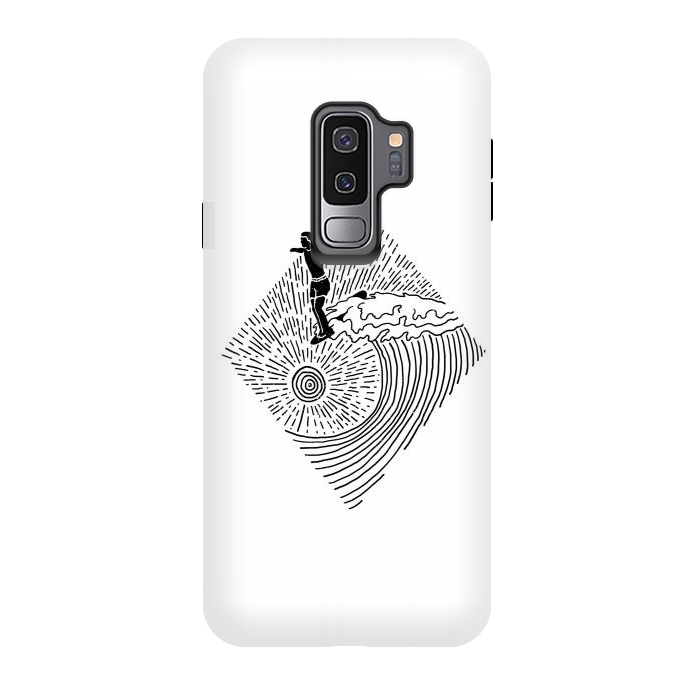 Galaxy S9 plus StrongFit Surf Nose for white by Afif Quilimo