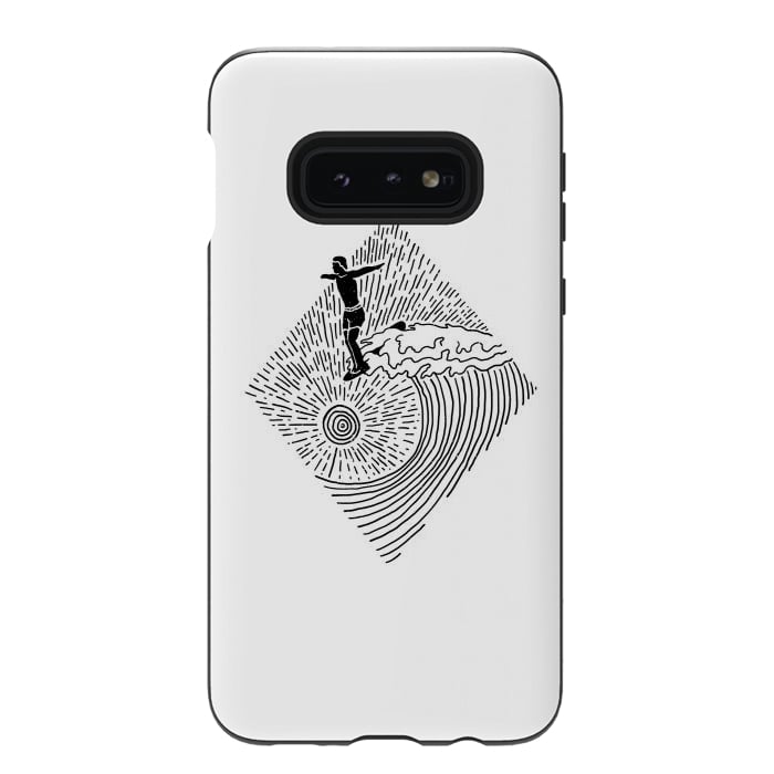 Galaxy S10e StrongFit Surf Nose for white by Afif Quilimo