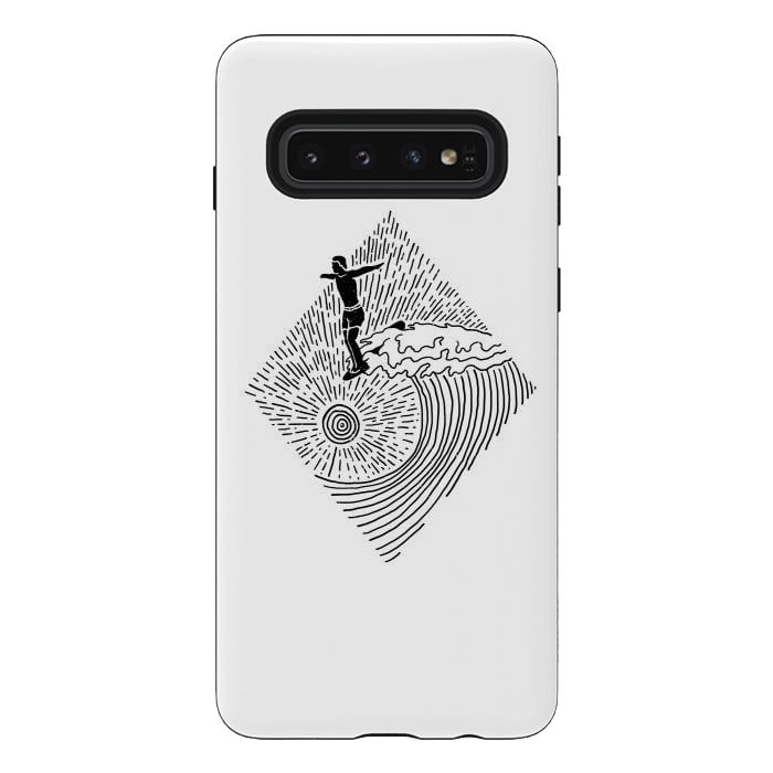 Galaxy S10 StrongFit Surf Nose for white by Afif Quilimo