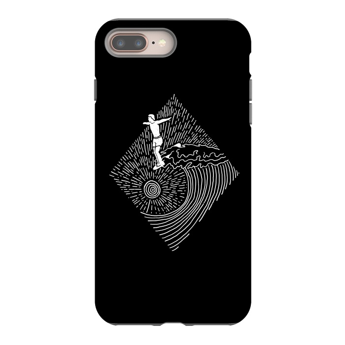 iPhone 7 plus StrongFit Surf Nose for dark by Afif Quilimo