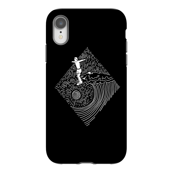 iPhone Xr StrongFit Surf Nose for dark by Afif Quilimo