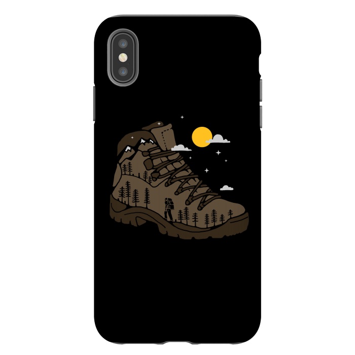 iPhone Xs Max StrongFit Adventure Boot by Afif Quilimo