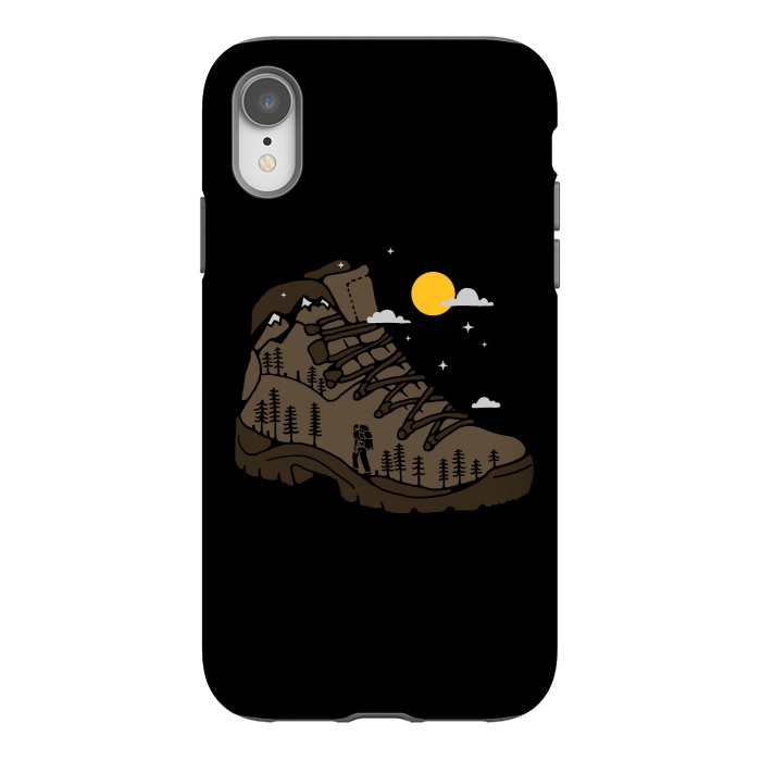 iPhone Xr StrongFit Adventure Boot by Afif Quilimo