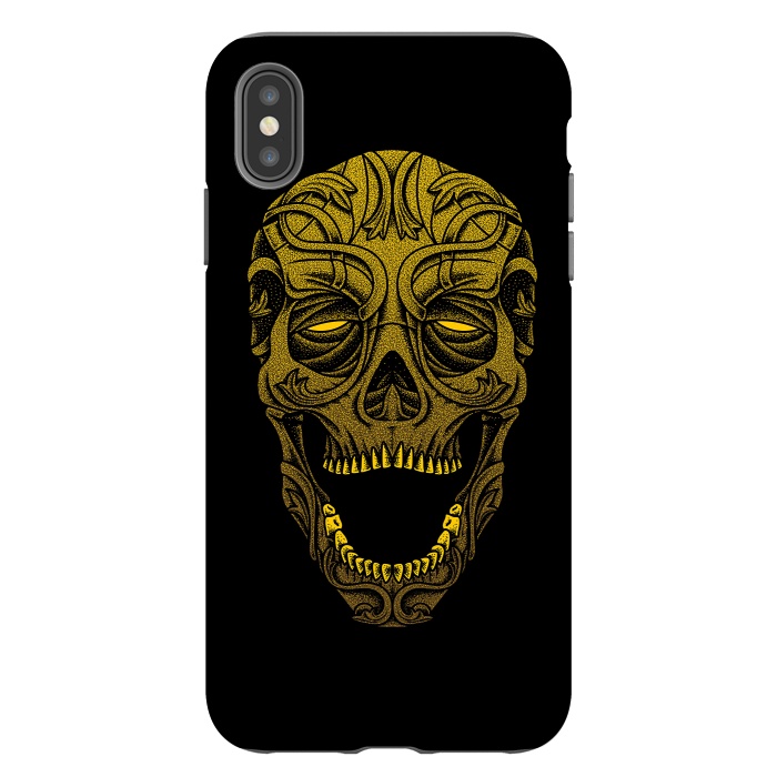 iPhone Xs Max StrongFit Dark Carver by Afif Quilimo