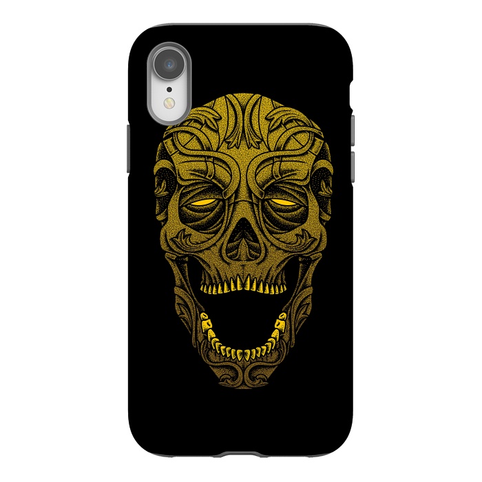 iPhone Xr StrongFit Dark Carver by Afif Quilimo