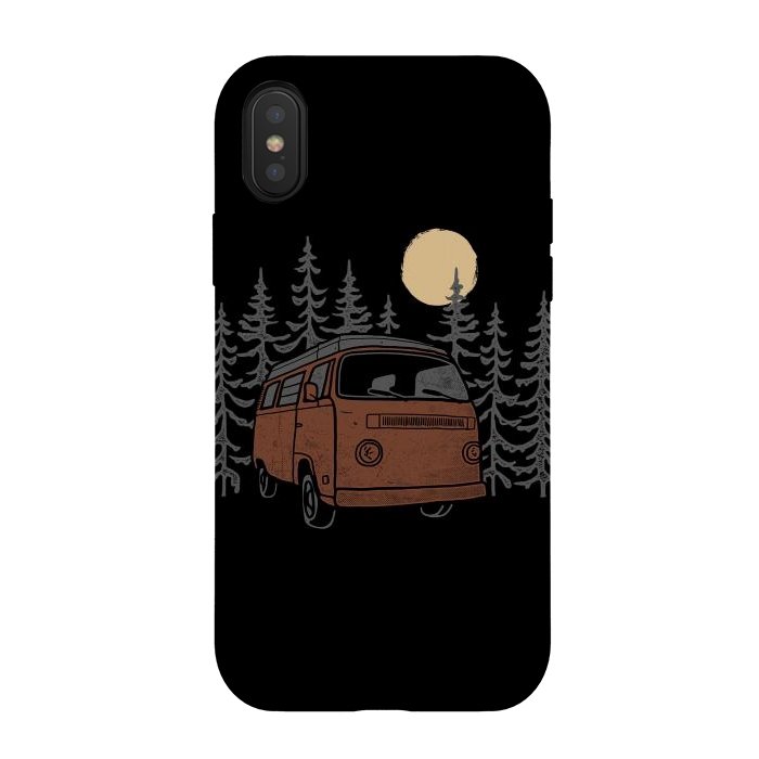 iPhone Xs / X StrongFit Adventure Van by Afif Quilimo