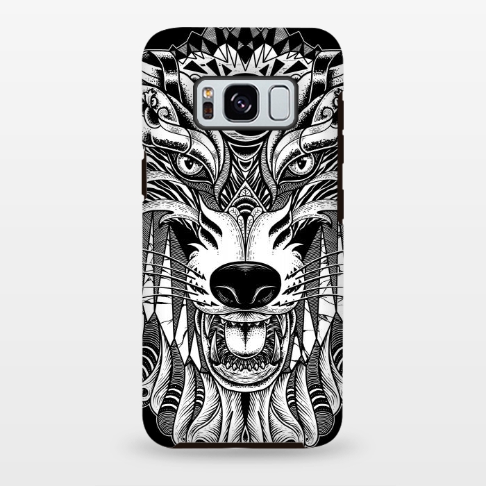 Galaxy S8 plus StrongFit Wolf by Afif Quilimo
