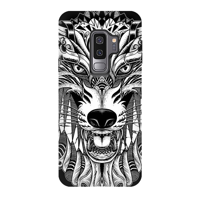 Galaxy S9 plus StrongFit Wolf by Afif Quilimo