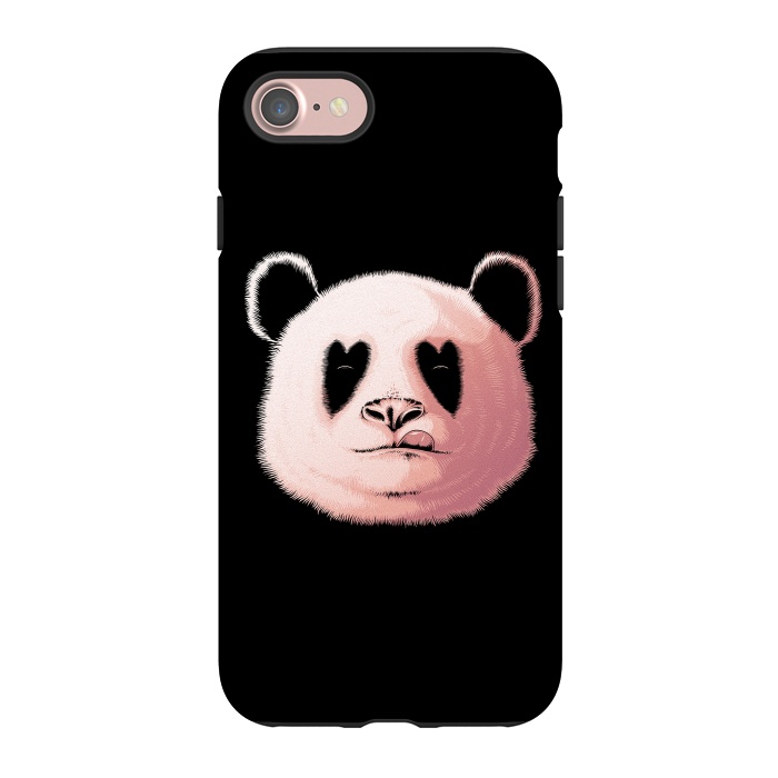 iPhone 7 StrongFit Panda in Love by Afif Quilimo