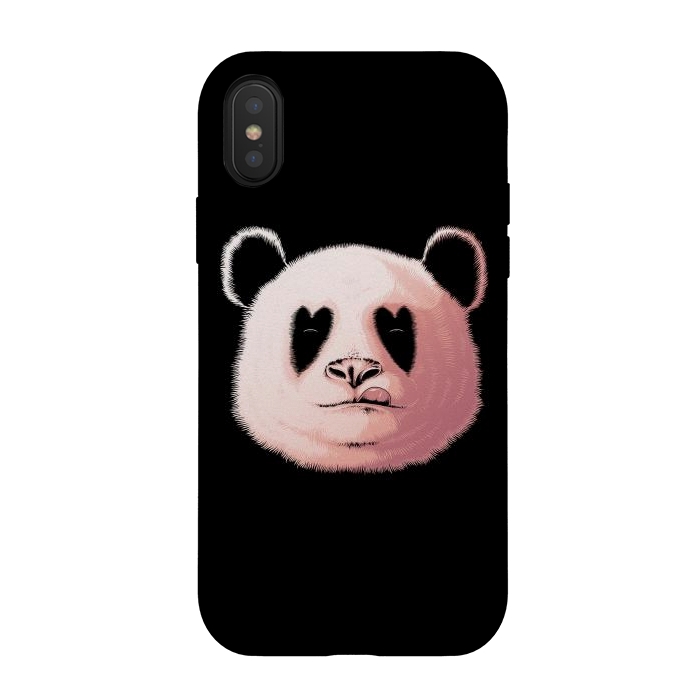 iPhone Xs / X StrongFit Panda in Love by Afif Quilimo
