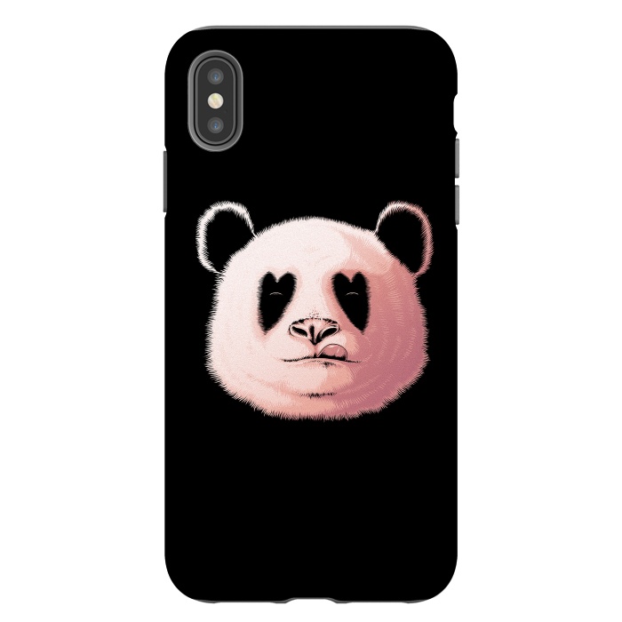 iPhone Xs Max StrongFit Panda in Love by Afif Quilimo