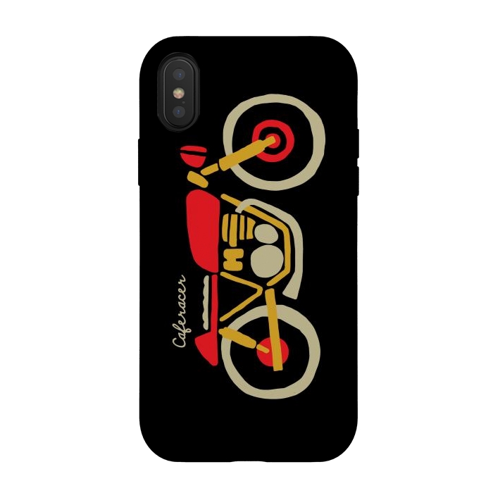 iPhone Xs / X StrongFit Caferacer by Afif Quilimo